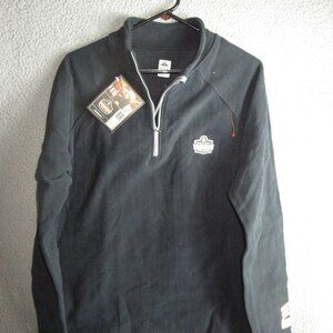 ERGODYNE CORE WORK WEAR THERMAL FLEECE MEN'S BLACK LARGE NEW POLYESTER